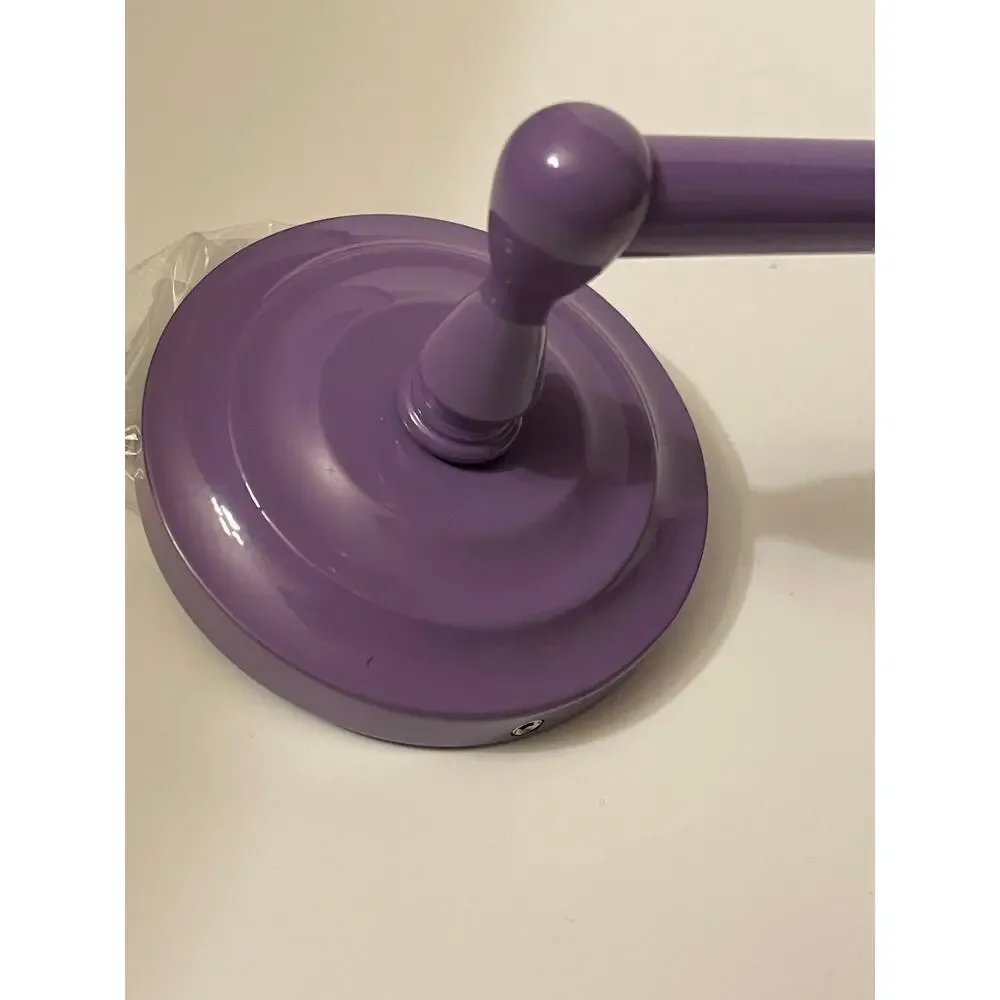 Que New Collection Shower Door Towel Bar 24” Lavender Color